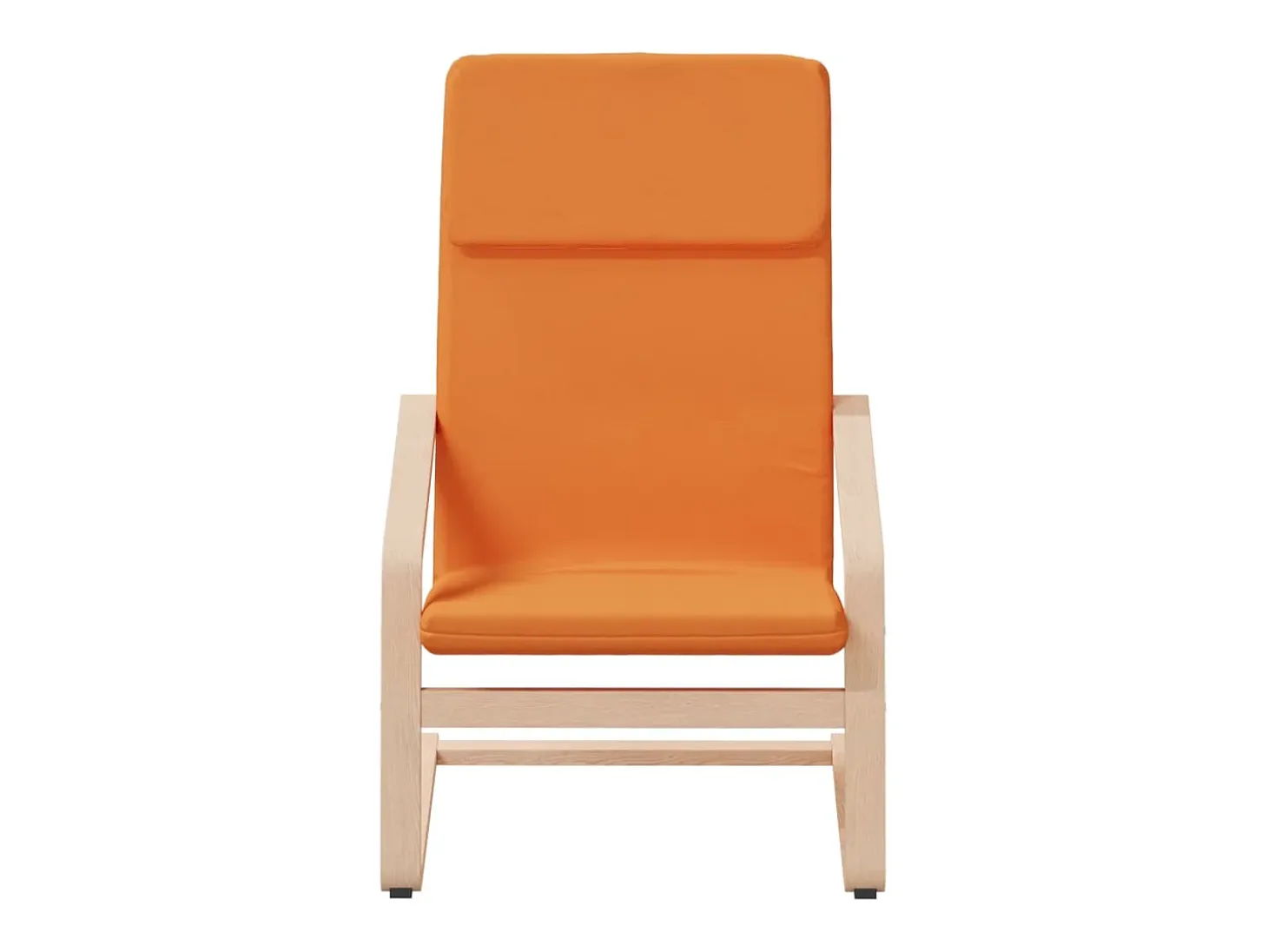 Sillón de relax con taburete tela amarillo oscuro