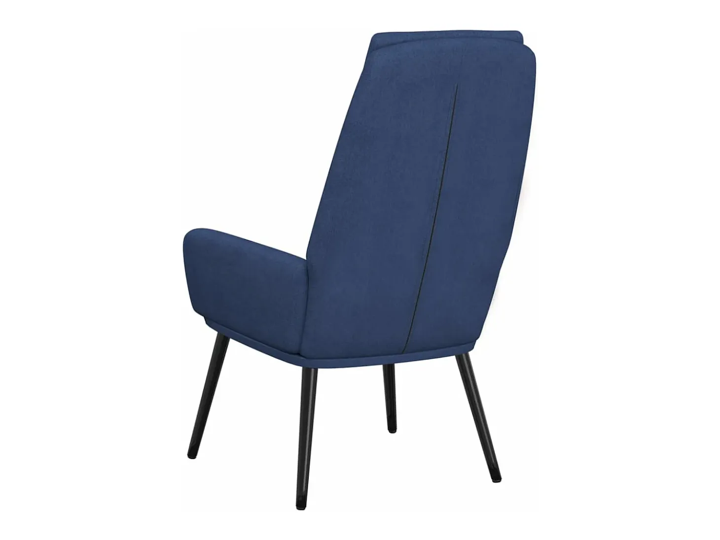 Sillón de relax de tela azul