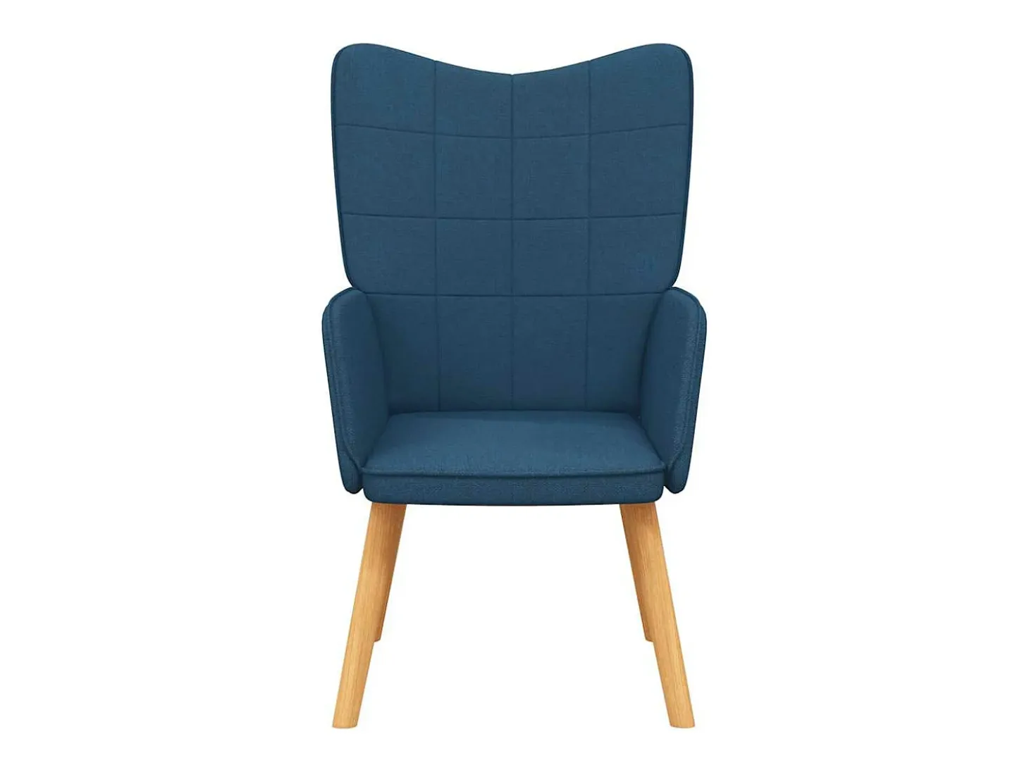 Sillón de relax de tela azul