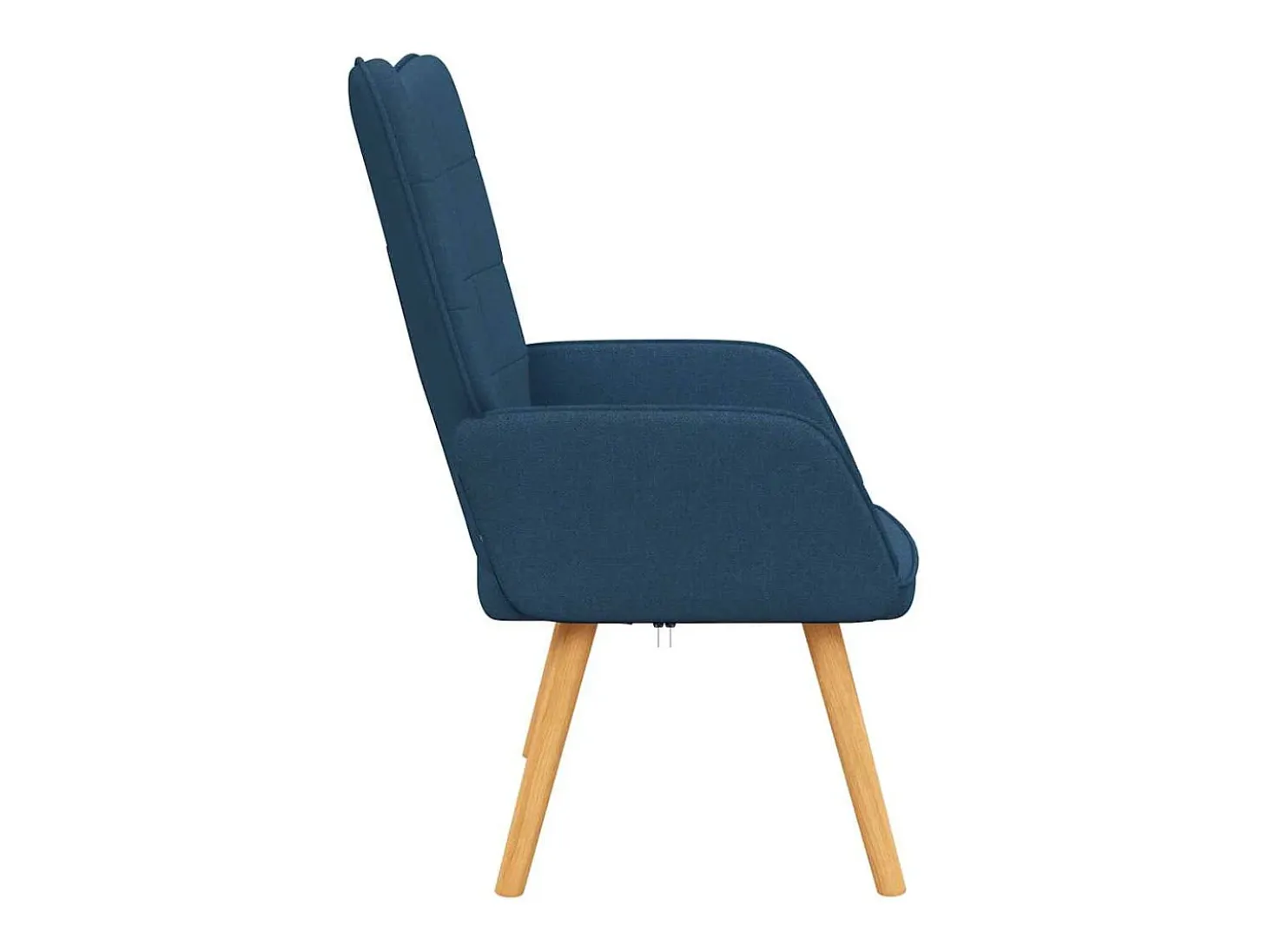 Sillón de relax de tela azul