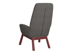 Sillón de relax de tela gris claro