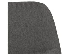 Sillón de relax de tela gris oscuro