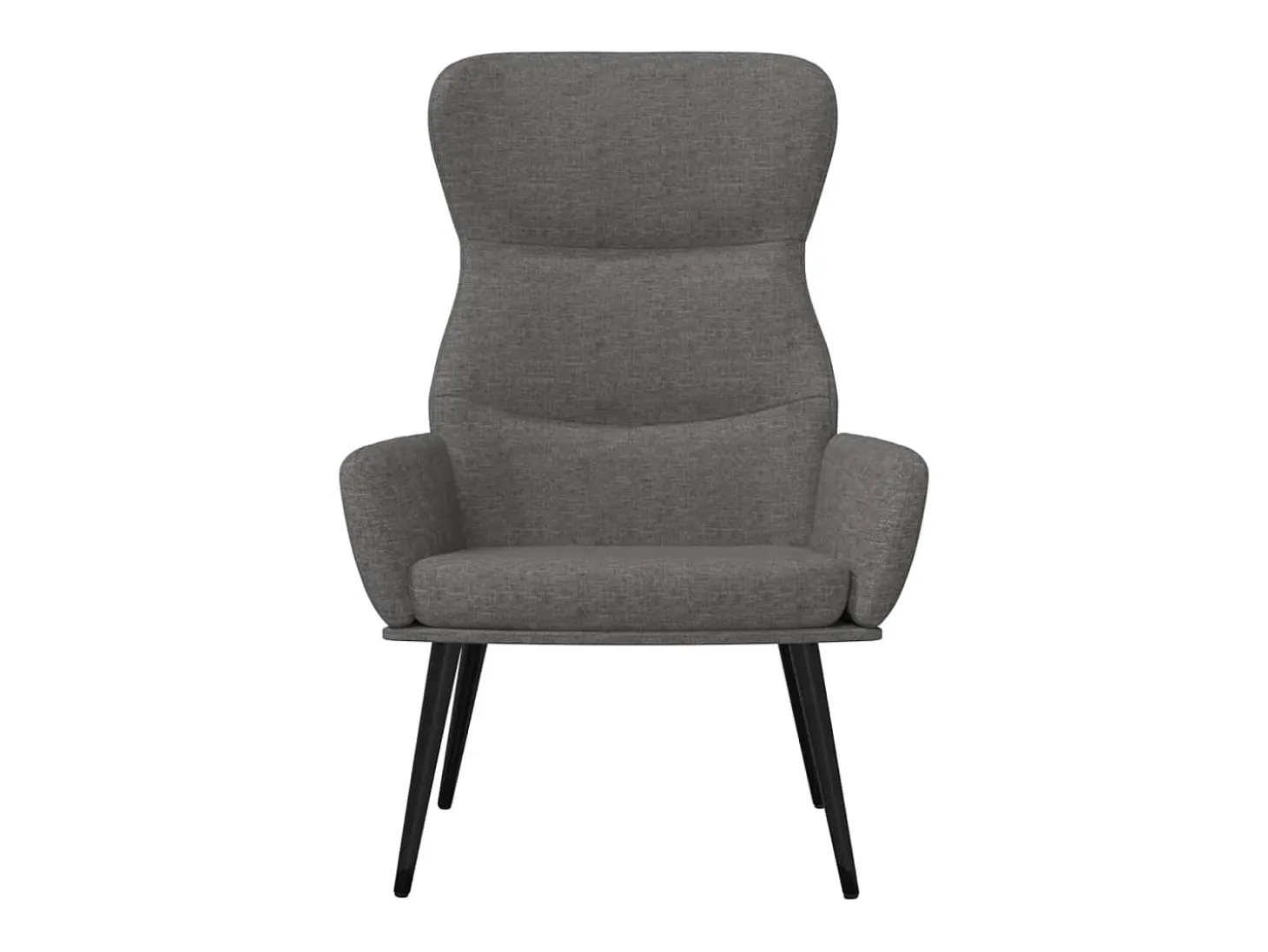 Sillón de relax de tela gris claro