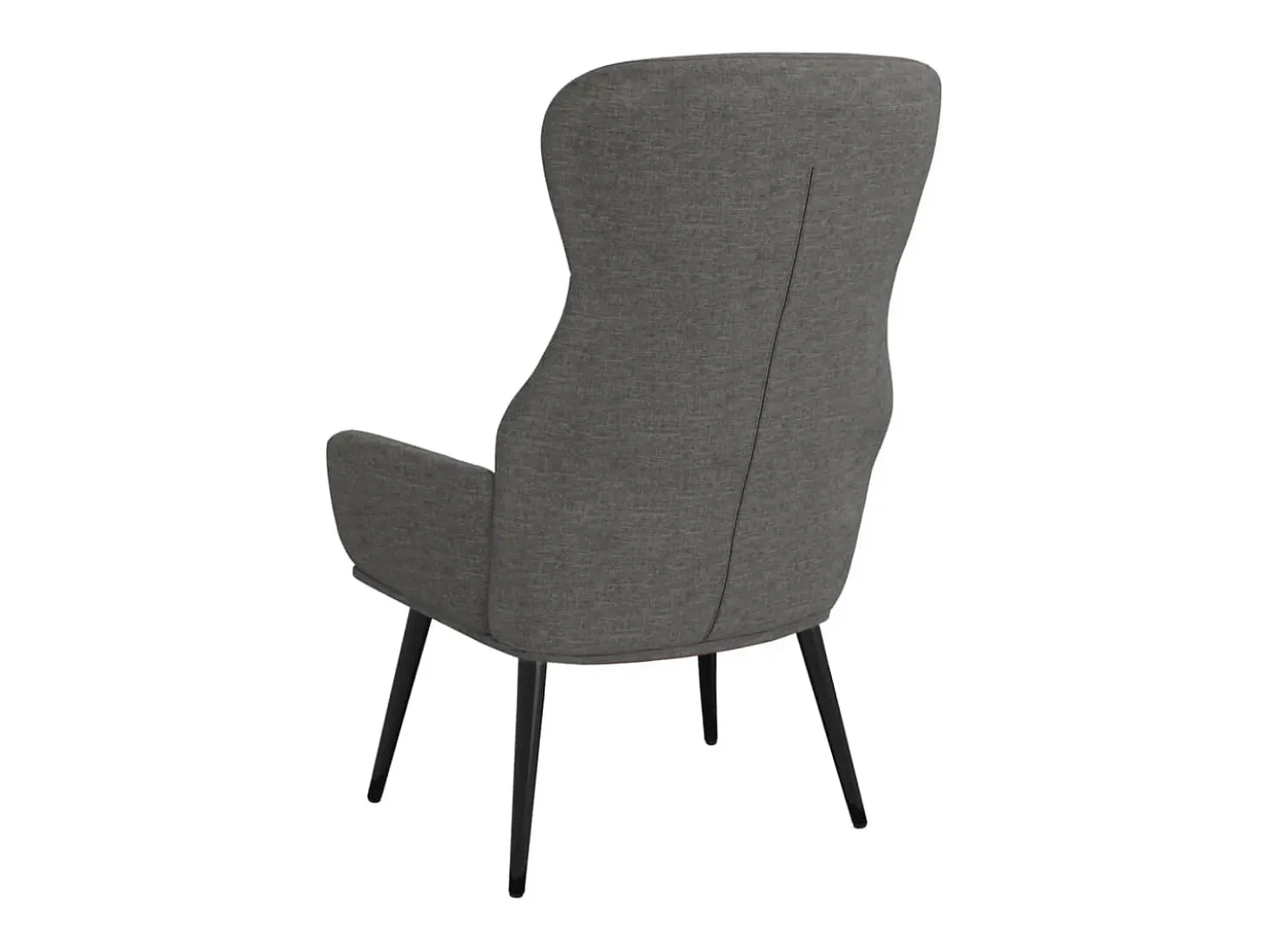 Sillón de relax de tela gris claro