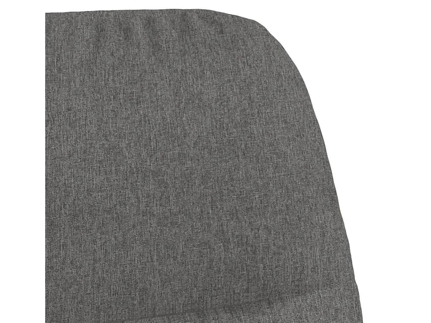 Sillón de relax de tela gris oscuro