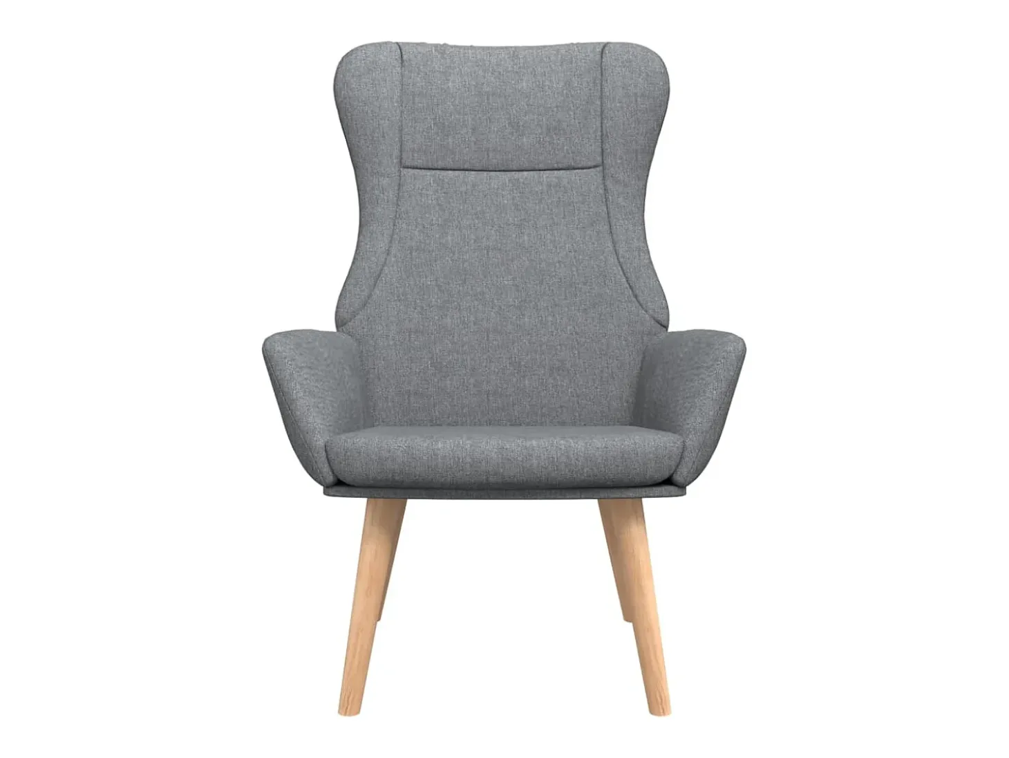 Sillón de relax de tela gris claro
