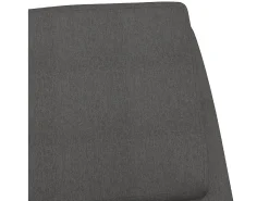 Sillón de relax de tela gris oscuro