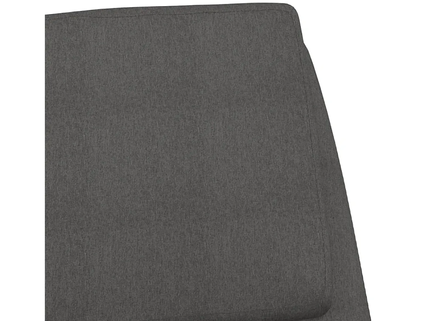 Sillón de relax de tela gris oscuro