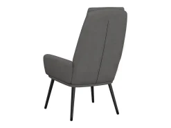 Sillón de relax de tela gris claro