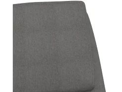 Sillón de relax de tela gris claro
