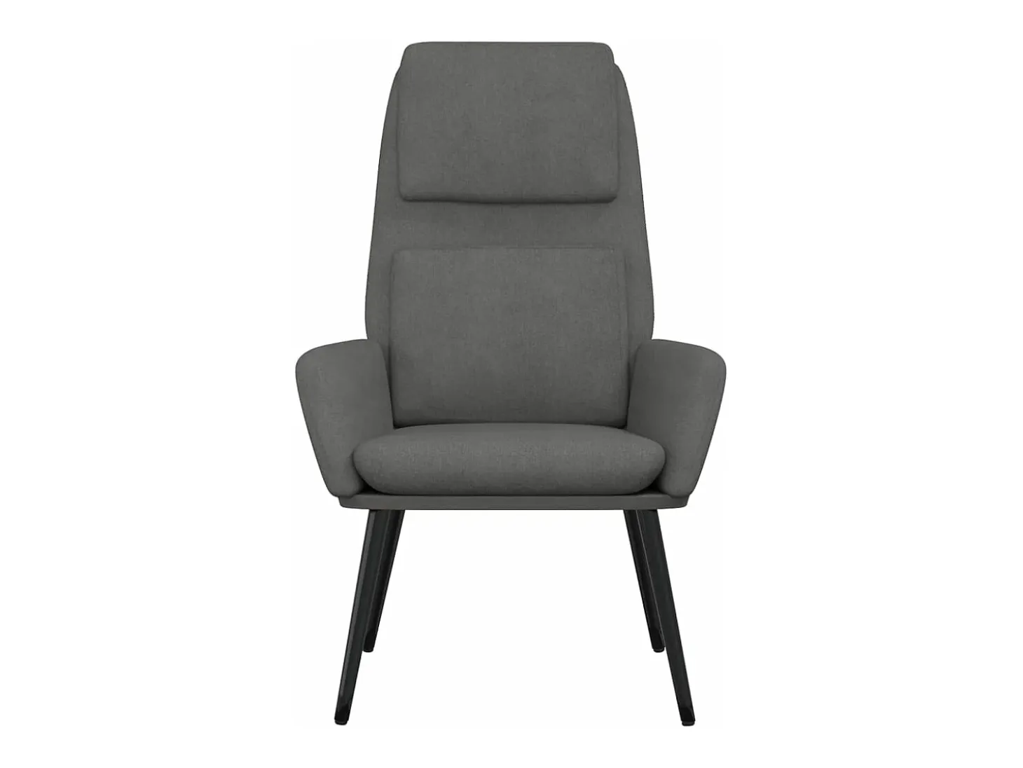 Sillón de relax de tela gris claro