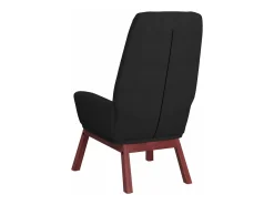 Sillón de relax de tela negro