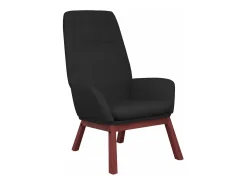 Sillón de relax de tela negro
