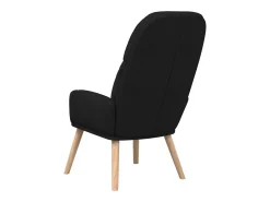 Sillón de relax de tela negro