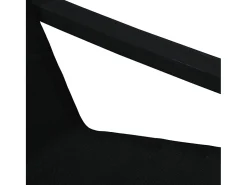 Sillón de relax de tela negro