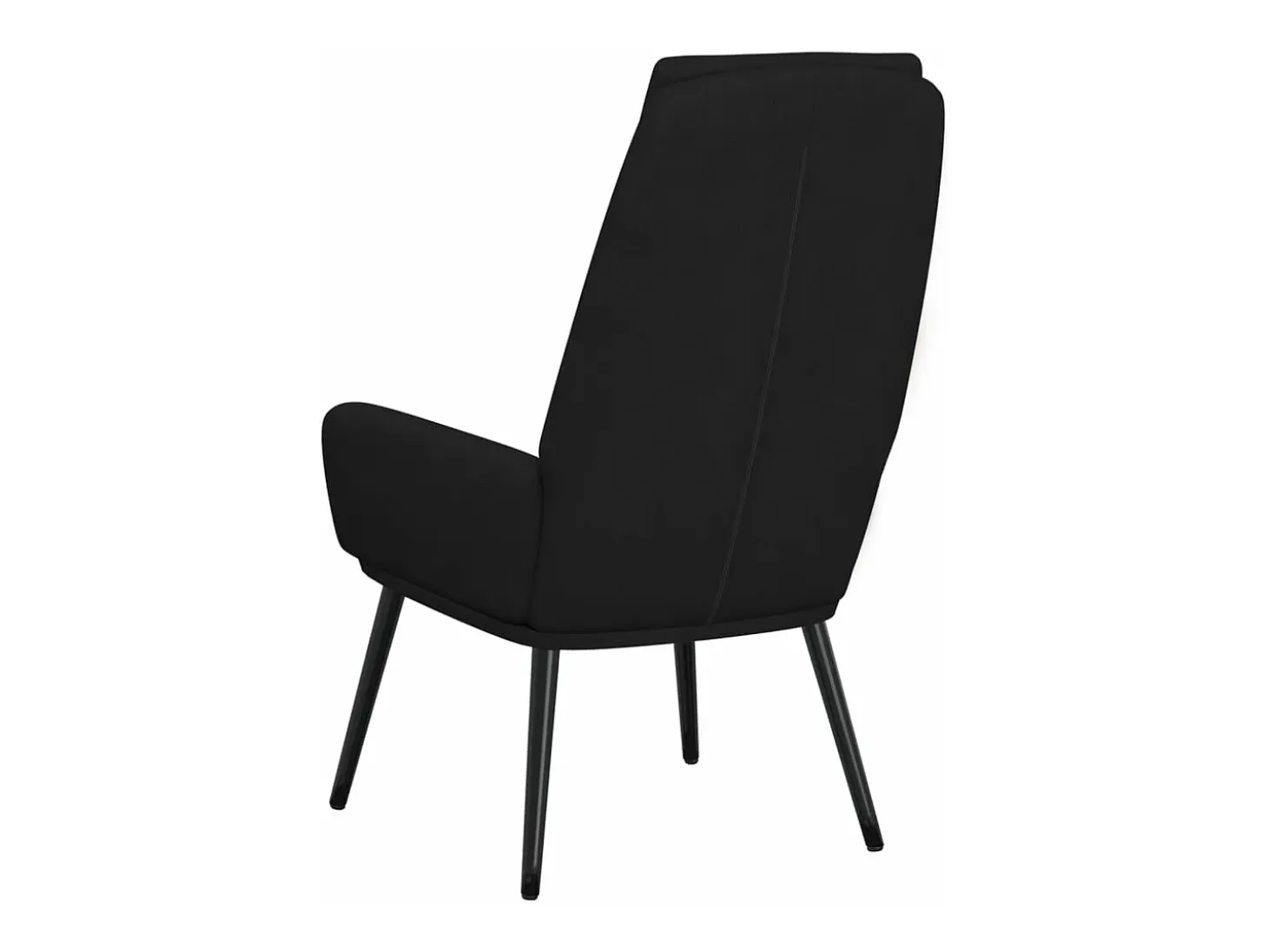 Sillón de relax de tela negro