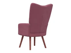 Sillón de relax de terciopelo rosa
