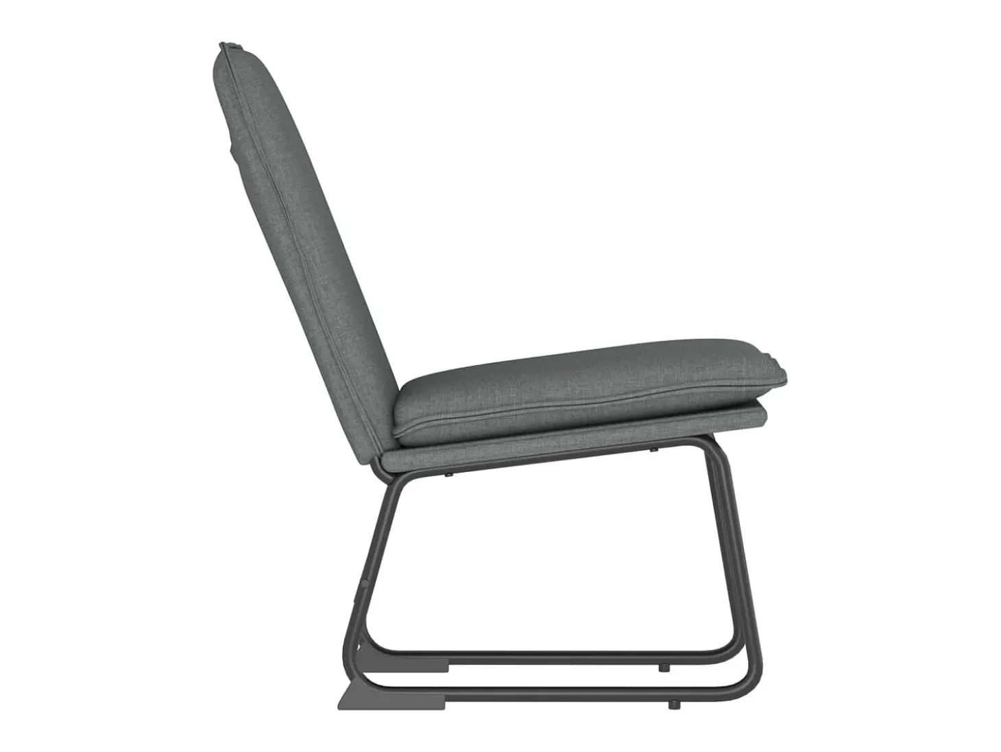 Sillón de relax tela gris oscuro 52x75x76 cm