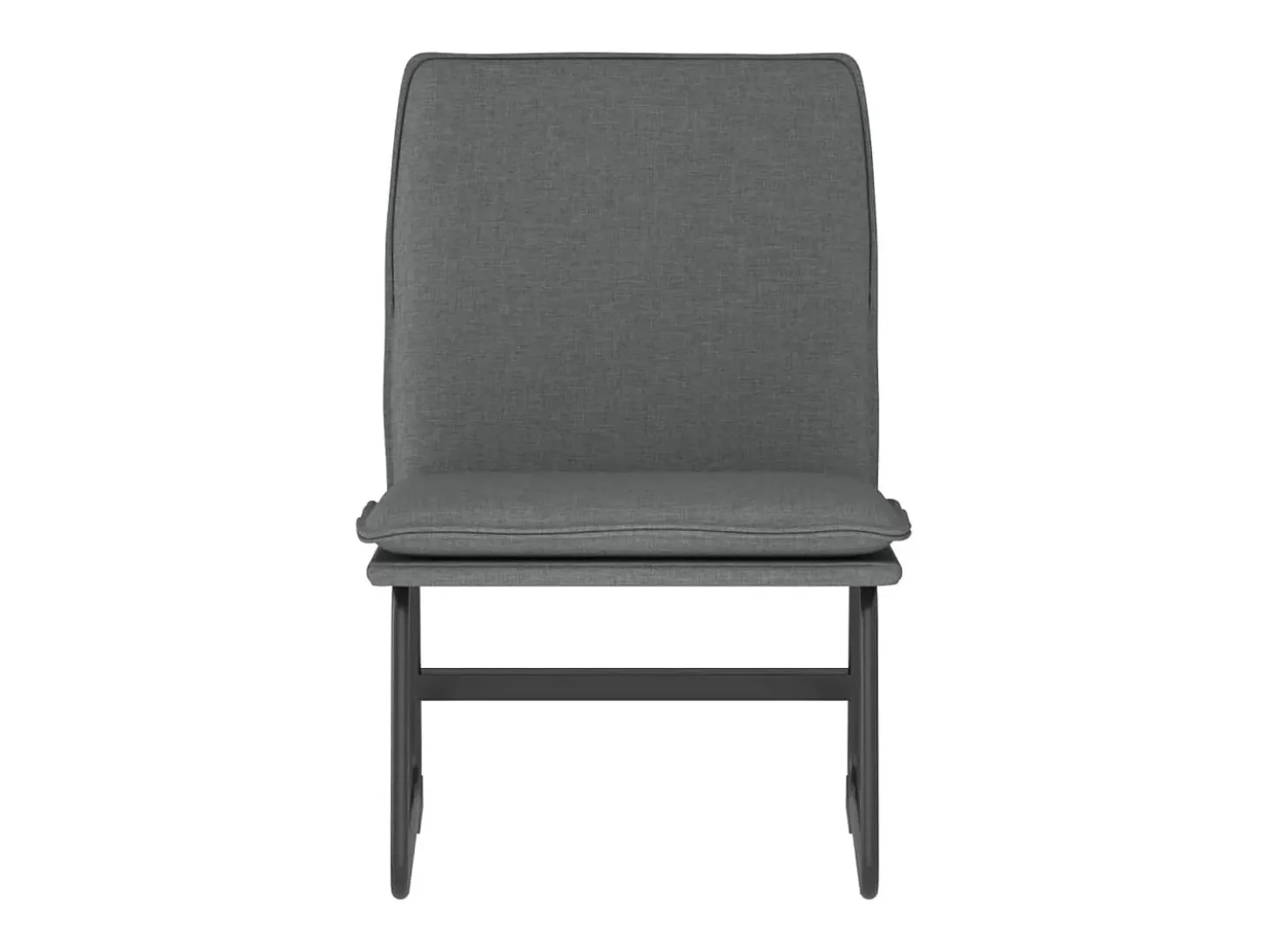 Sillón de relax tela gris oscuro 52x75x76 cm