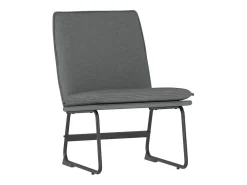 Sillón de relax tela gris oscuro 52x75x76 cm