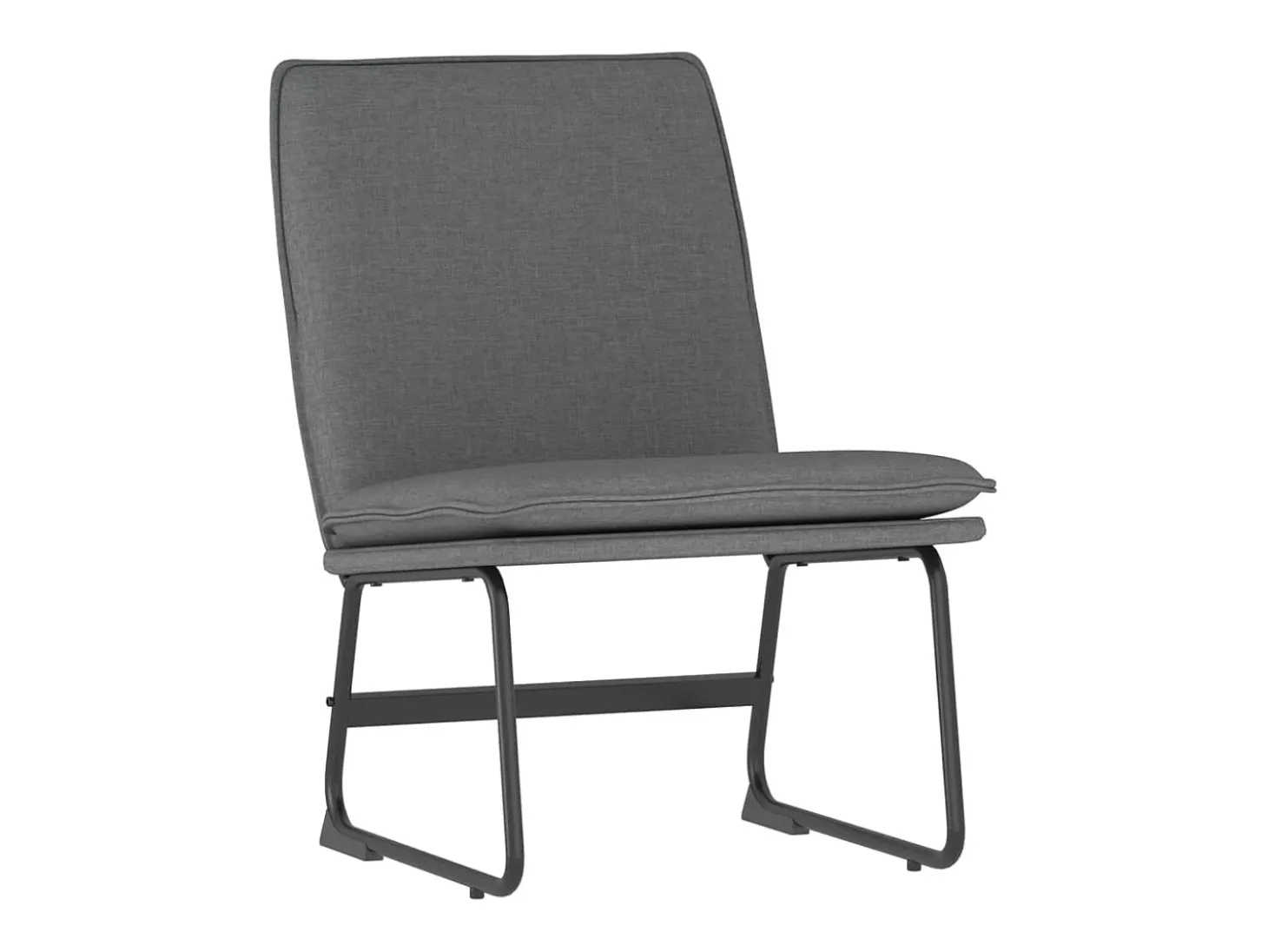 Sillón de relax tela gris oscuro 52x75x76 cm