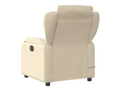 Sillón de salón | Silla | Sillón de masaje reclinable de tela crema SHL2952