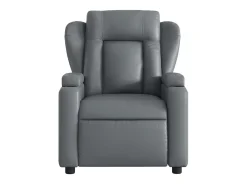 Sillón de salón | Silla | Sillón de masaje reclinable cuero sintético gris SHL7277