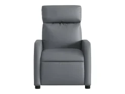 Sillón de salón | Silla | Sillón de masaje reclinable cuero sintético gris SHL9241