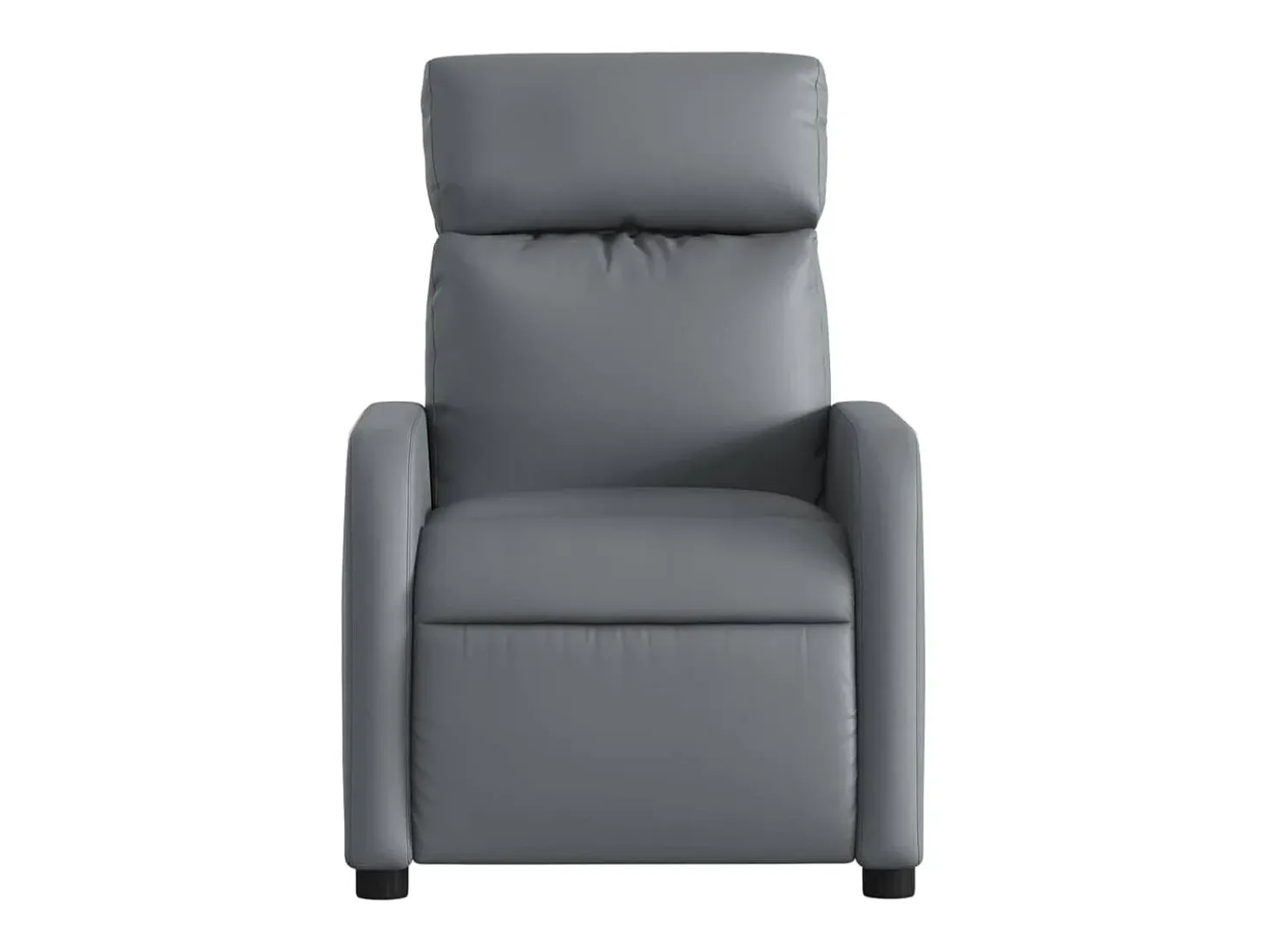 Sillón de salón | Silla | Sillón de masaje reclinable cuero sintético gris SHL9241