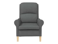 Sillón de salón | Silla de relax | Sillón Gris oscuro 76x94x102 cm tela SHL9481