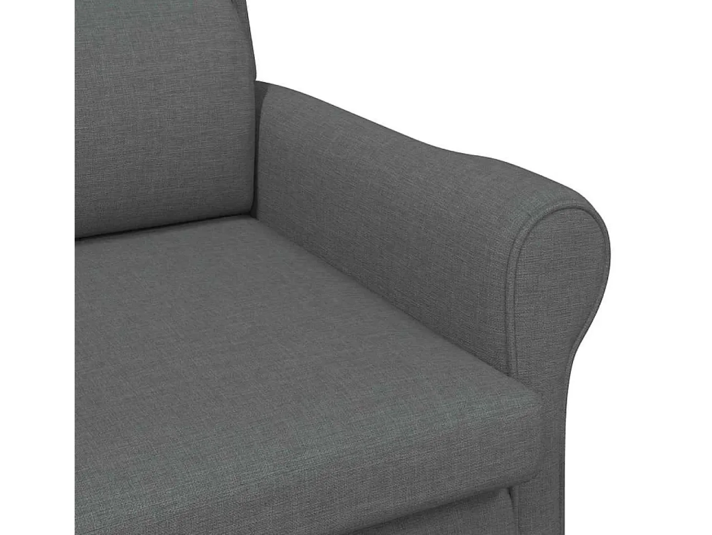 Sillón de salón | Silla de relax | Sillón Gris oscuro 76x94x102 cm tela SHL9481
