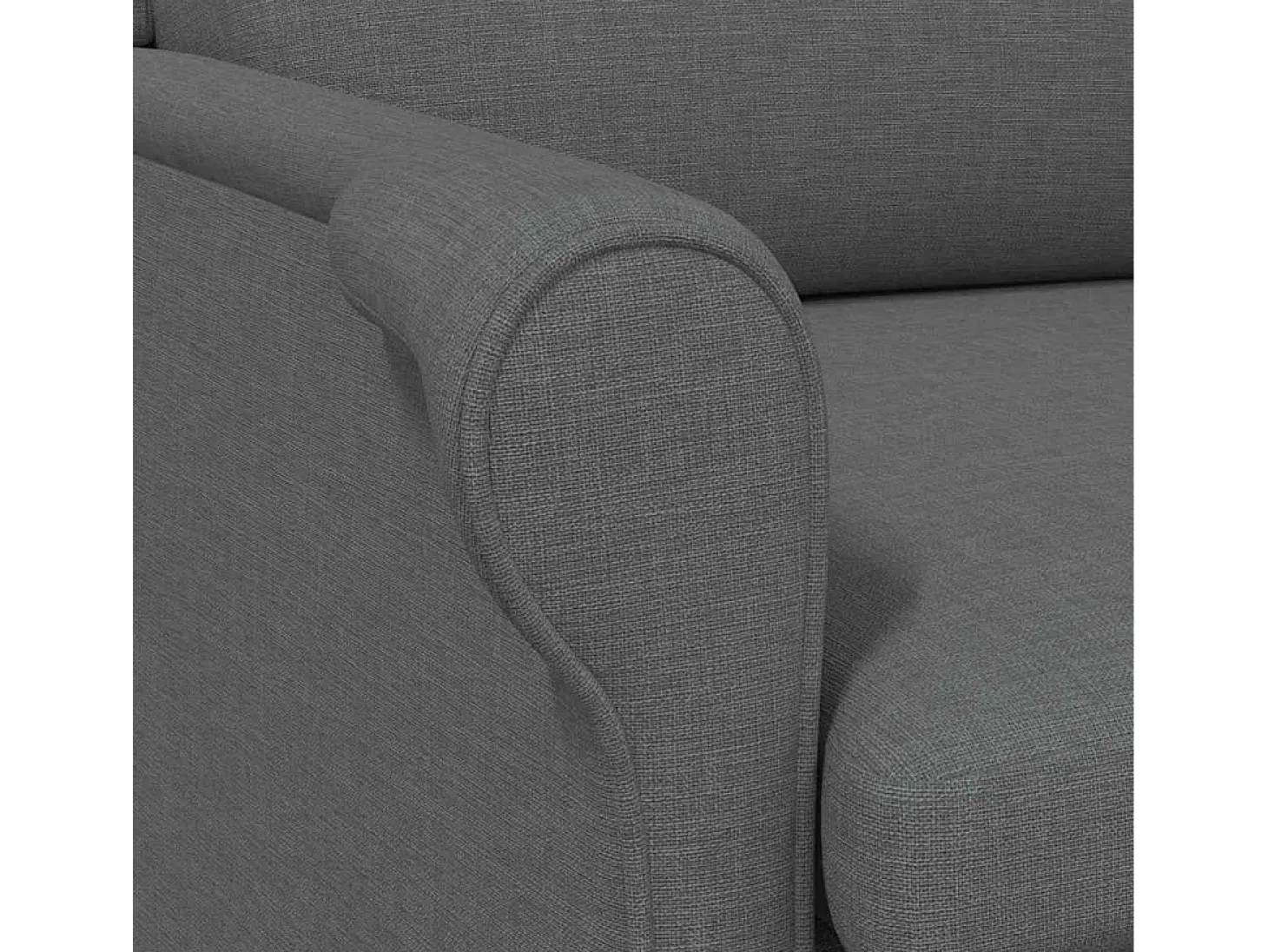 Sillón de salón | Silla de relax | Sillón Gris oscuro 76x94x102 cm tela SHL9481