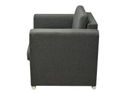 Sillón de salón | Silla de relax | Sillón de tela gris oscuro SHL2134