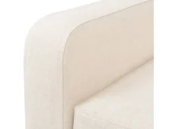 Sillón de salón | Silla de relax | Sillón de tela color blanco crema SHL9996