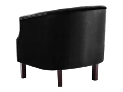 Sillón de salón | Silla de relax | Sillón de terciopelo negro SHL6129