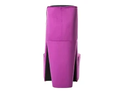 Sillón de salón con forma de zapato de tacón terciopelo morado SHL8049