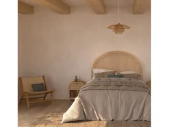 Sillón de teca y ratán natural - Kilka