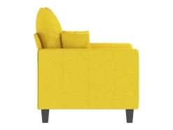 Sillón de tela amarillo claro 60 cm