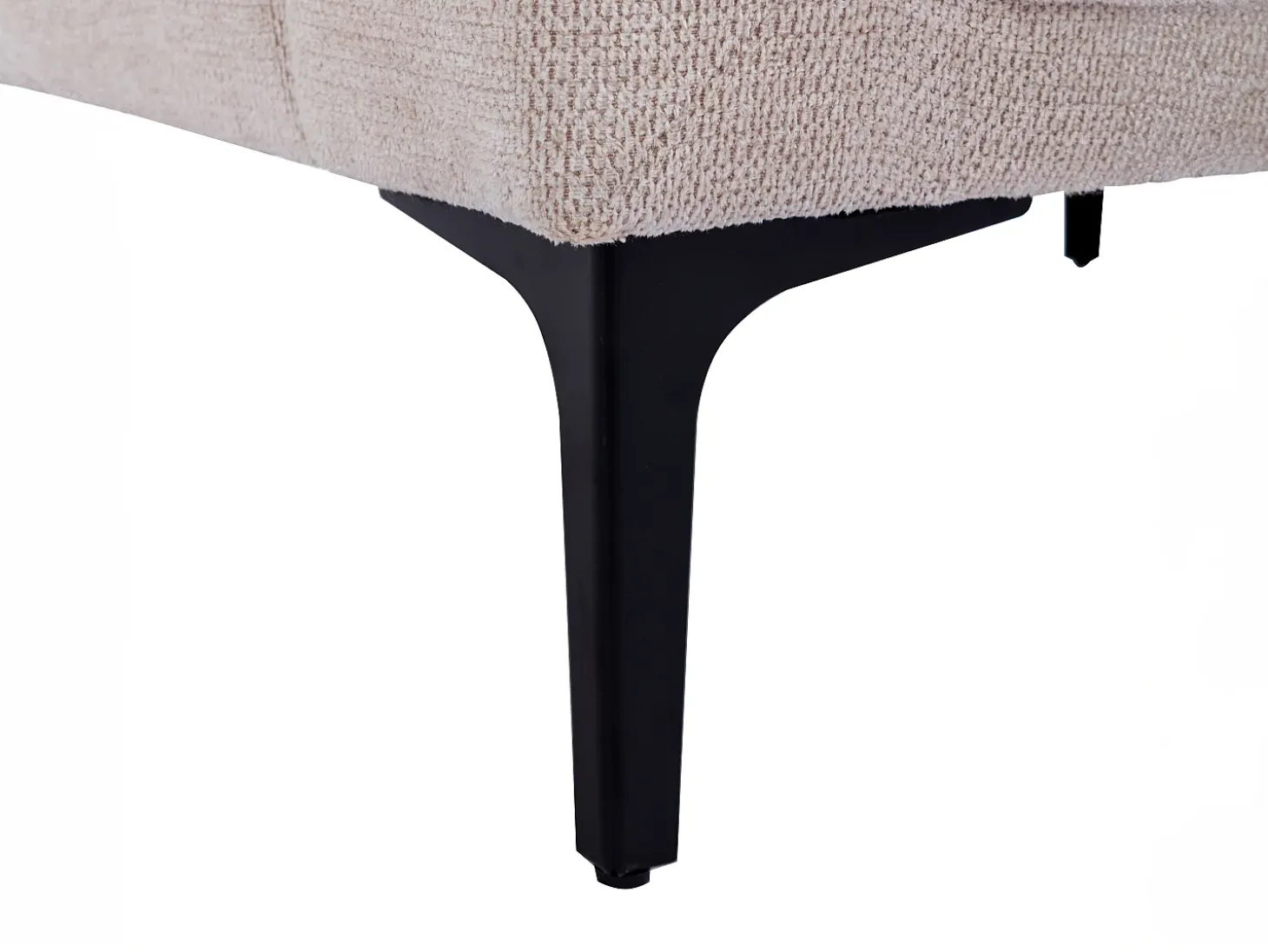Sillón de tela color beige estilo contemporáneo TORMELDA