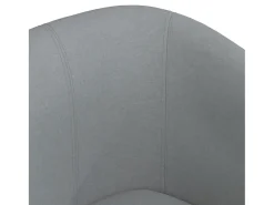 Sillón de tela gris claro