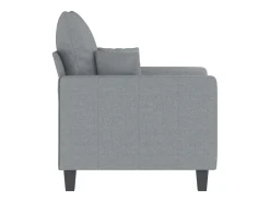 Sillón de tela gris claro 60 cm