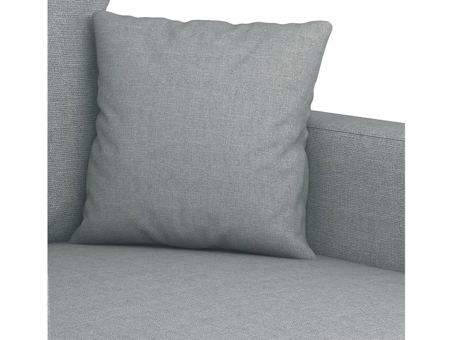Sillón de tela gris claro 60 cm