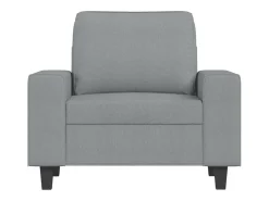 Sillón de tela gris claro 60 cm