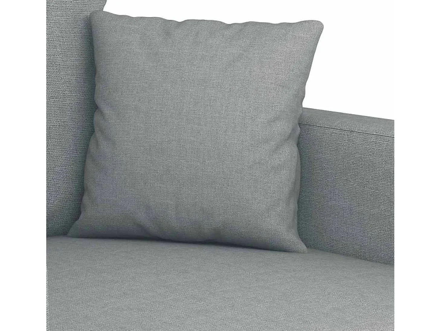 Sillón de tela gris claro 60 cm