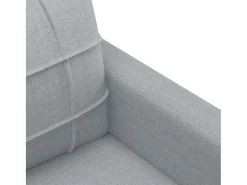 Sillón de tela gris claro 60 cm