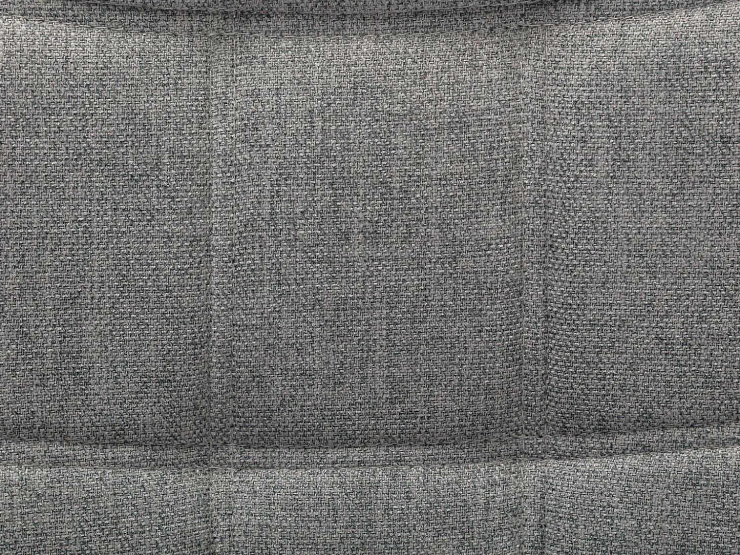 Sillón de tela gris estilo escandinavo capitoné LUOSTO