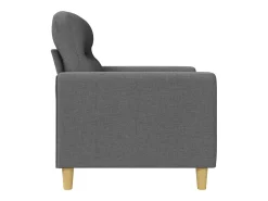 Sillón de tela gris oscuro 60 cm