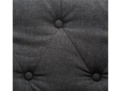 Sillón de tela gris oscuro