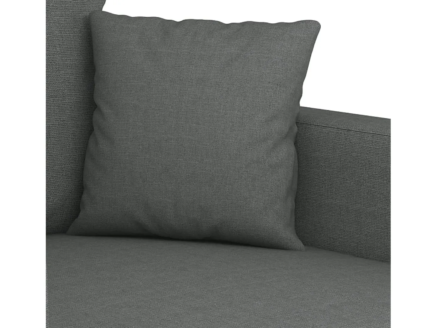 Sillón de tela gris oscuro 60 cm