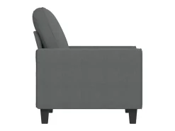 Sillón de tela gris oscuro 60 cm